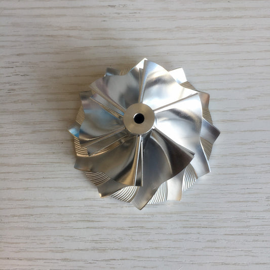 TD03 52.00/68.01 mm 6+6 Blade Reverse Performance Turbine Billet Compressor Wheel
