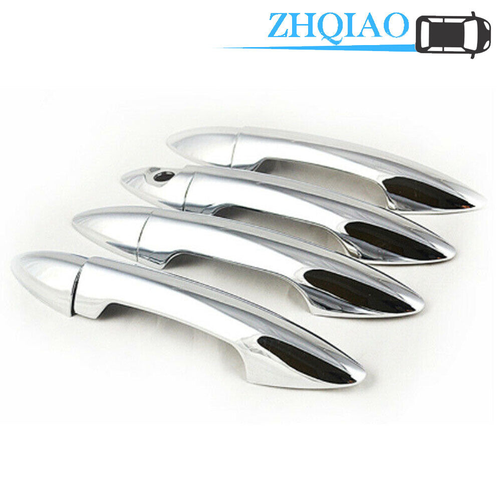New Car Chrome Door Handle Cover Trim Fits for Kia K2 Rio 3 Sedan 2011-2015