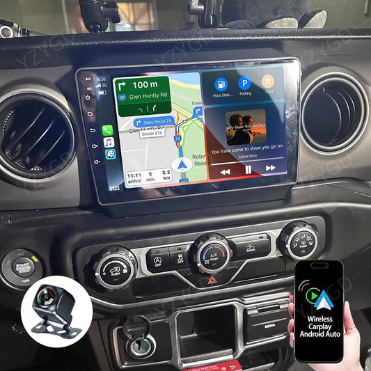 for Jeep Gladiator 2020-2022 CarPlay Car Stereo Radio Android GPS Navi Screen FM