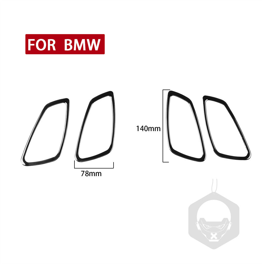 Black Interior Door Handle Bowl Ring Trim for BMW 3 Series E90 E92 E93 2005-2012