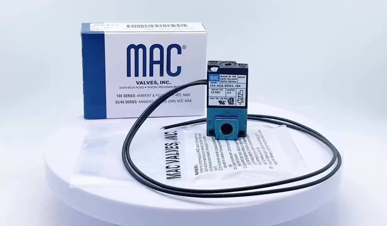 3 Port 5.4W Boost Control Solenoid Valve 12V Electronic Mac 35A-ACA-DDBA-1BA PWM