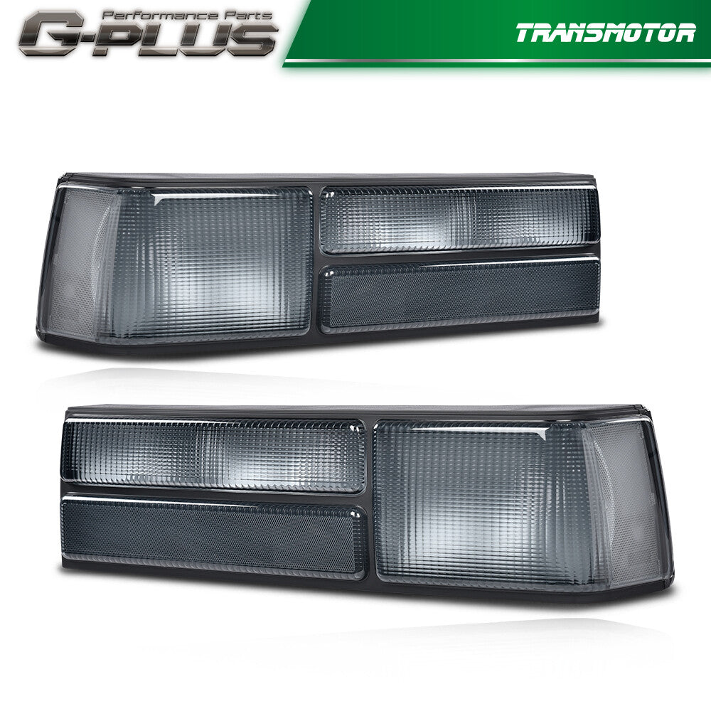 The smoked lens taillights do not include bulbs suitable for Ford Mustangs from 1987 to 1993.