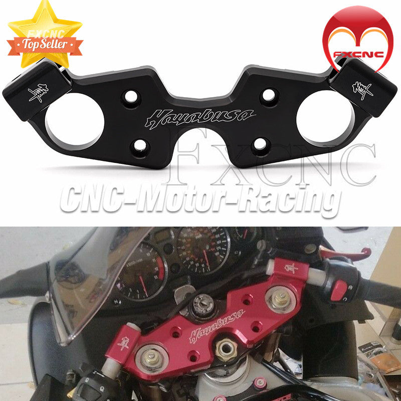 Suitable for GSX1300 hayabusa 99-2022 motorcycle Upper Front Top Triple Tree Clamp Black