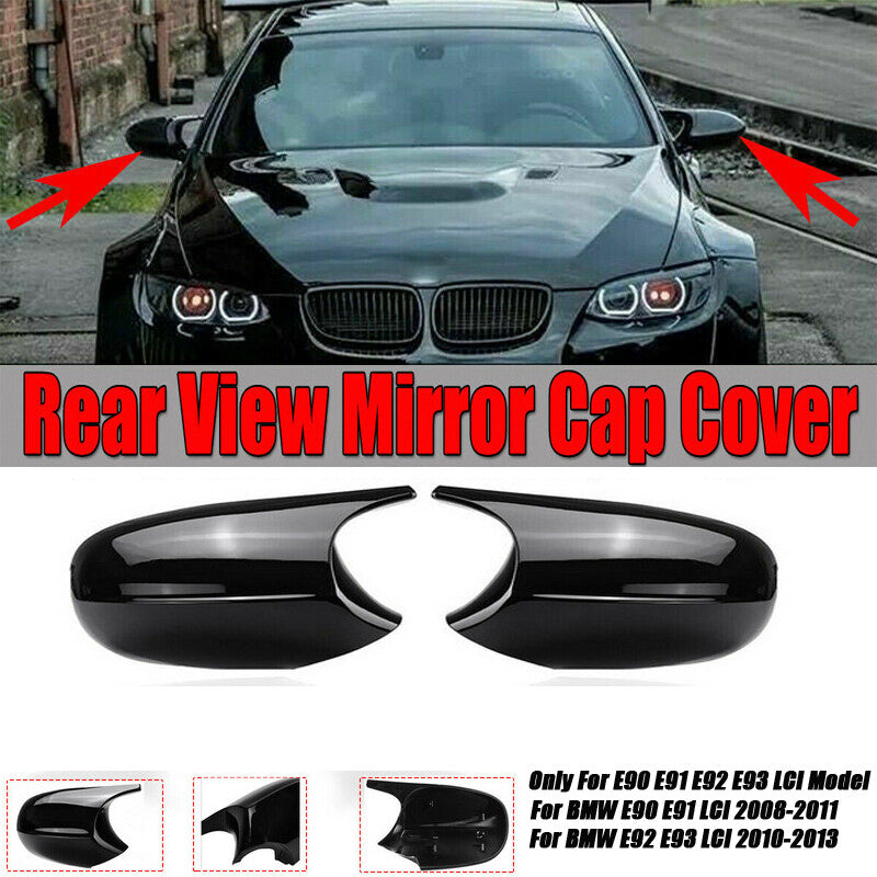 2-piece rearview mirror caps for BMW 3 Series E90 E91 08-11 E92 E93 LCI 10-13