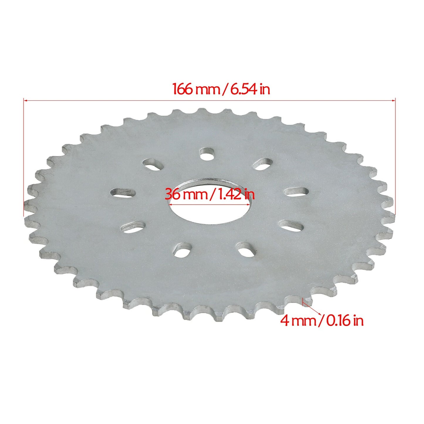 40T sprockets are suitable for 2-stroke electric bicycles with 415 chains and 49/50/66/80cc engines.