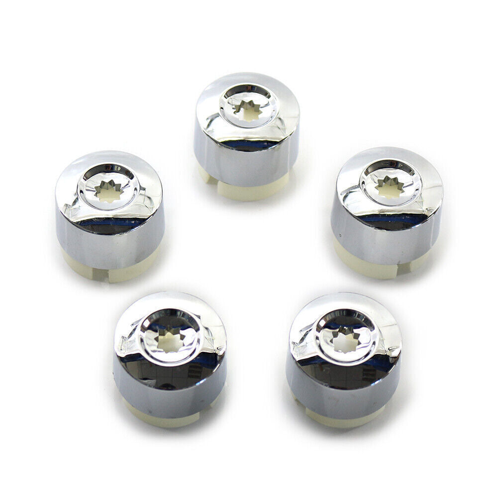 5-piece wheel lug bolt cap set suitable for 2004-2017, 2016, 2015, 2014, and 2013 for Volkswagen Touareg 7L 6601173A