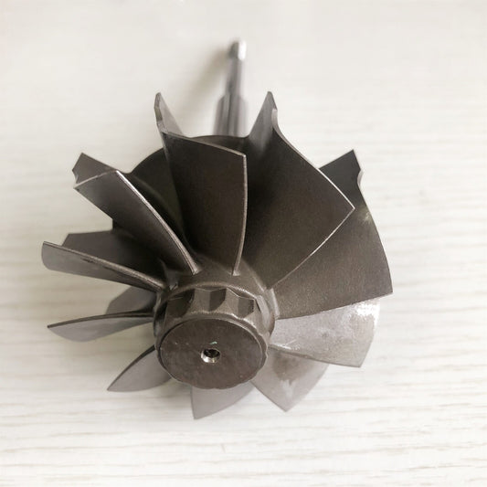 HE351VE 67/70 mm 10-blade turbine turbine shaft/turbine wheel