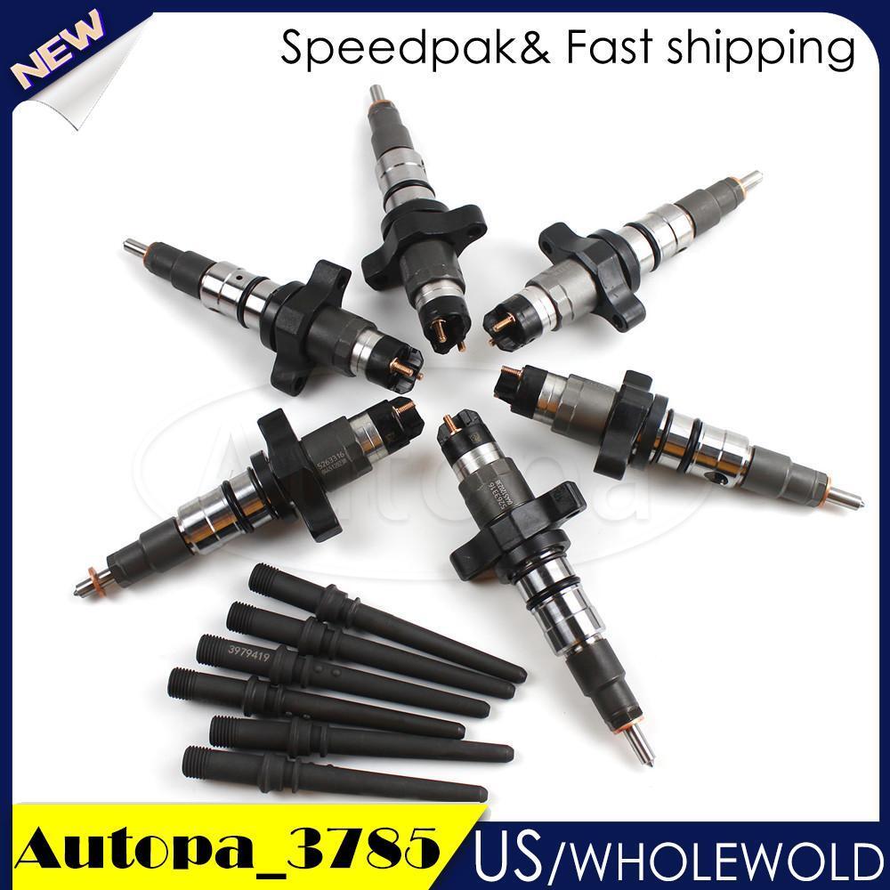 6x Fuel Injectors 0445120238 for Late 2004 2004-2009 for Dodge for Ram 5.9L??