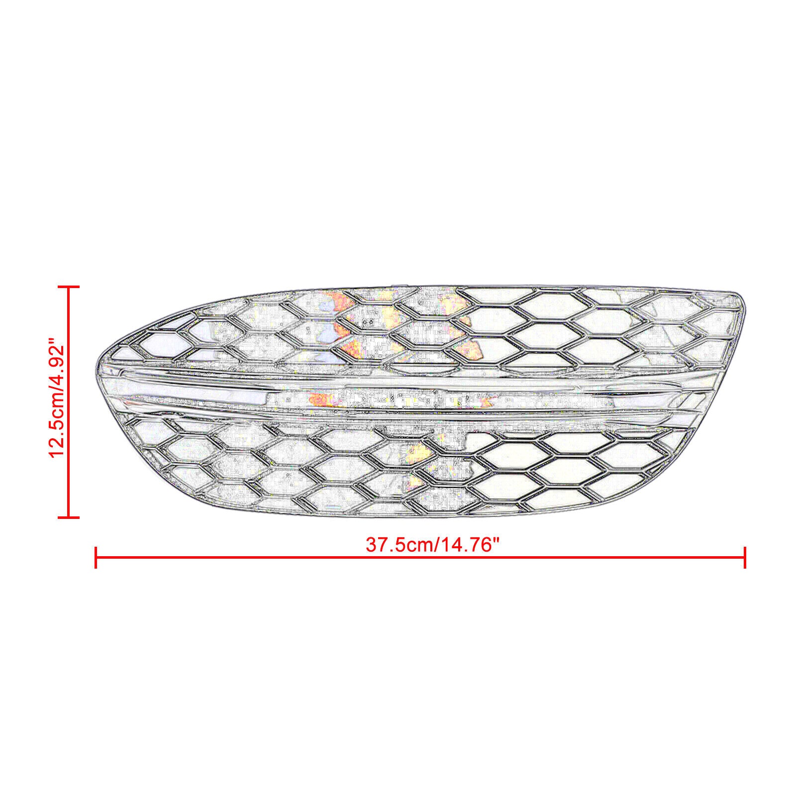 2 fog light ventilator grille covers for Mercedes-Benz W205 2015-2018