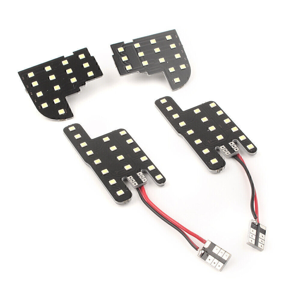Fit 2013-2019 for Honda CRV CR-V 4X White Car Interior Dome Map Reading Lights Kit