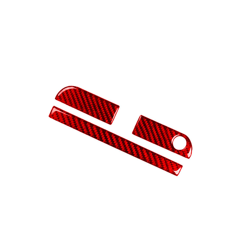 Carbon Fiber Interior for Co -pilot Storage Panel Trim for Audi TT 8N 2001-2006 Red