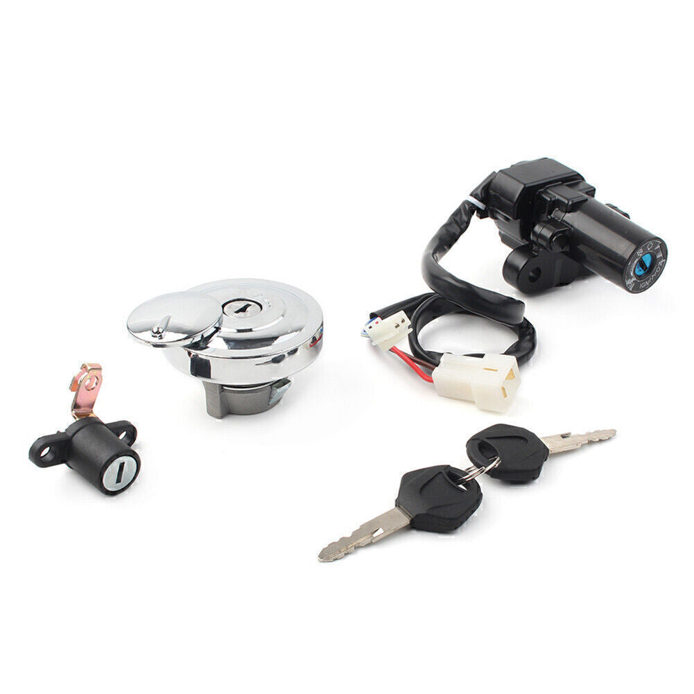 Ignition Switch Fuel Gas Cap for Seat Lock Set Fit for Yamaha XVS950 V Star 950