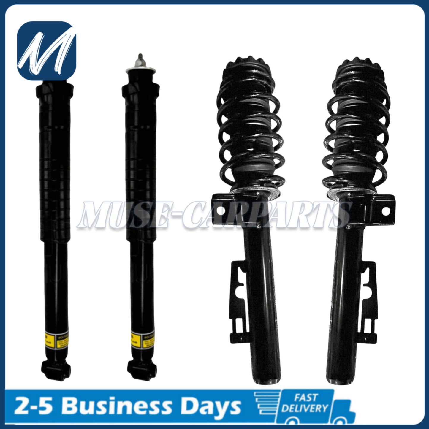 4-piece front and rear shock absorber struts for 2015-2018 for Chevrolet Silverado for GMC for Sierra 1500