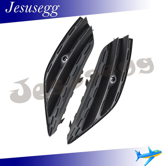 2x for Benz CLA W118 Right+Left Side Front Bumper Lower Grill Black