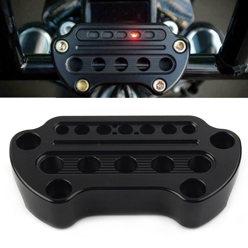Indicator Handlebar Top Clamp for Harley Sportster 1995-up Dyna 06-up Motorcycle