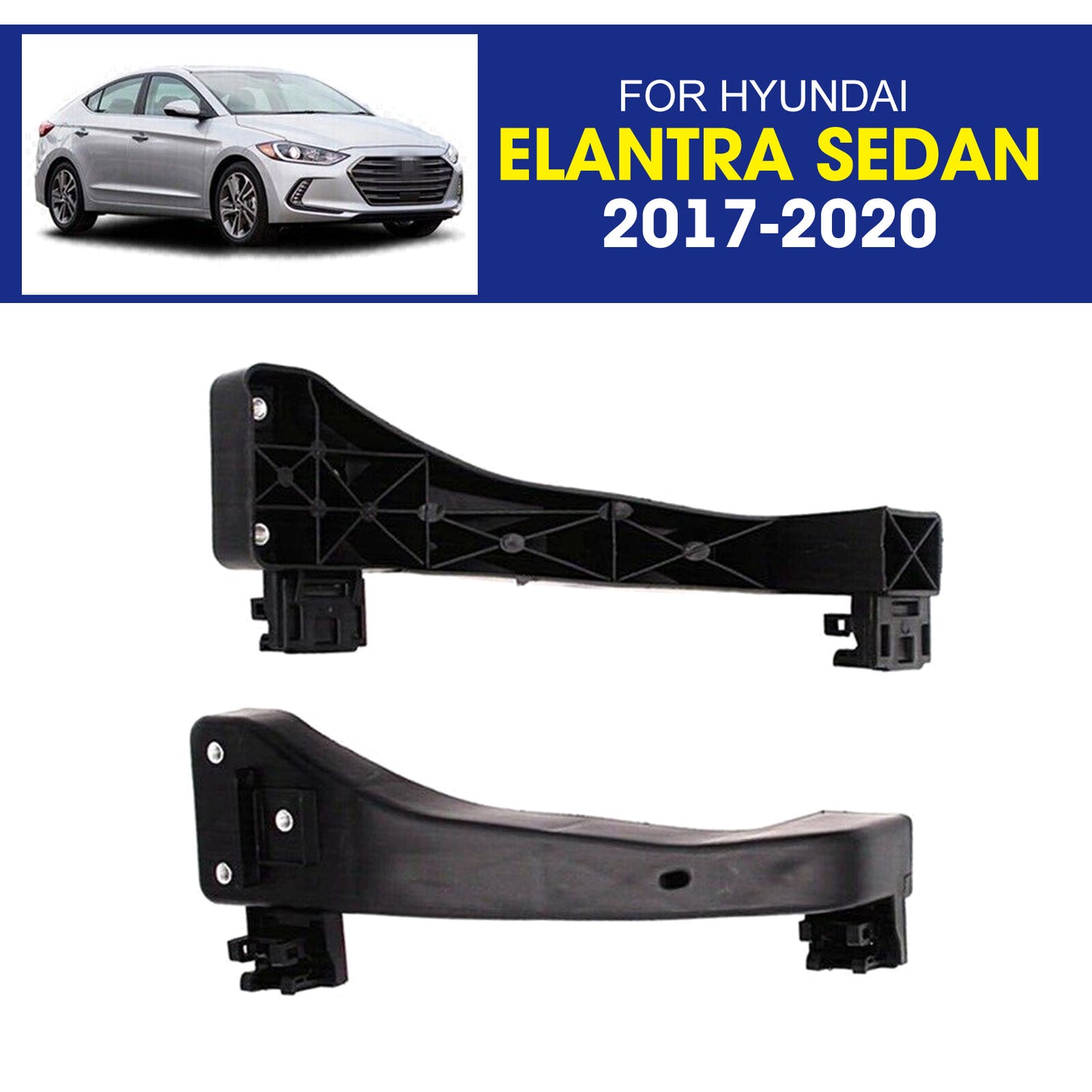 2pcs Left Right Headlight Support Bracket Fit for Hyundai for Elantra Sedan 2017-2020 AT