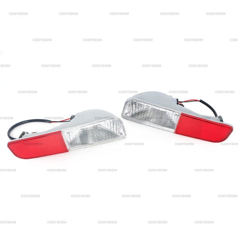 2Pcs Rear Bumper Reflector Brake Light for Mitsubishi Outlander 2013 2014 2015