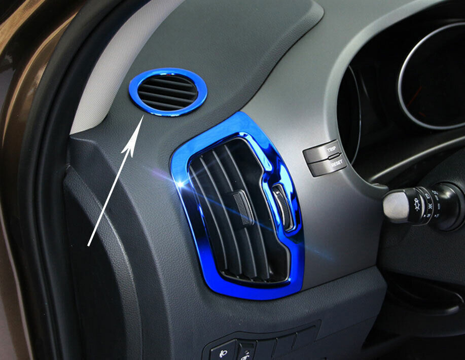 Instrument LR Air Outlet Vent Trim Fit for Kia Sportage R GL 2011-16 Blue Steel