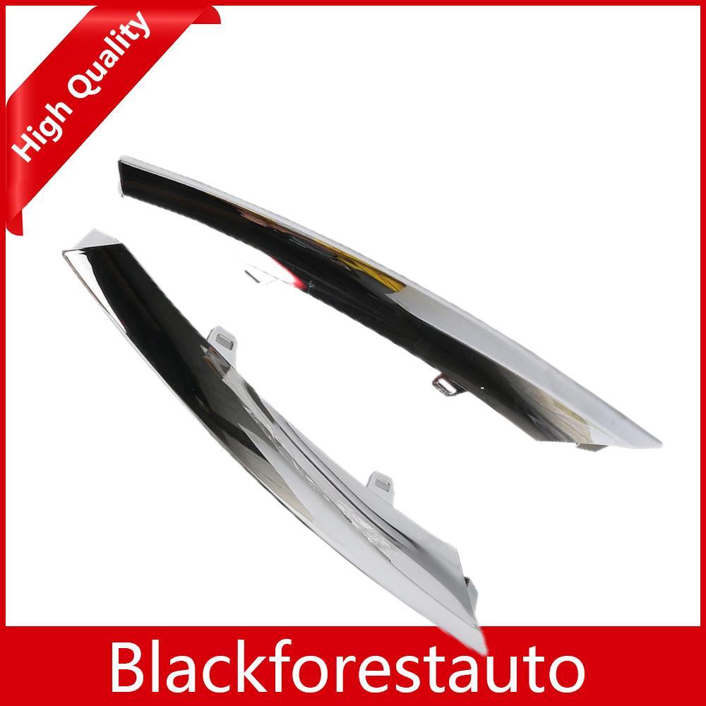 2pcs Lower Bumper Molding Trim For 2010-2015 for JAGUAR XJ Left Right Chrome