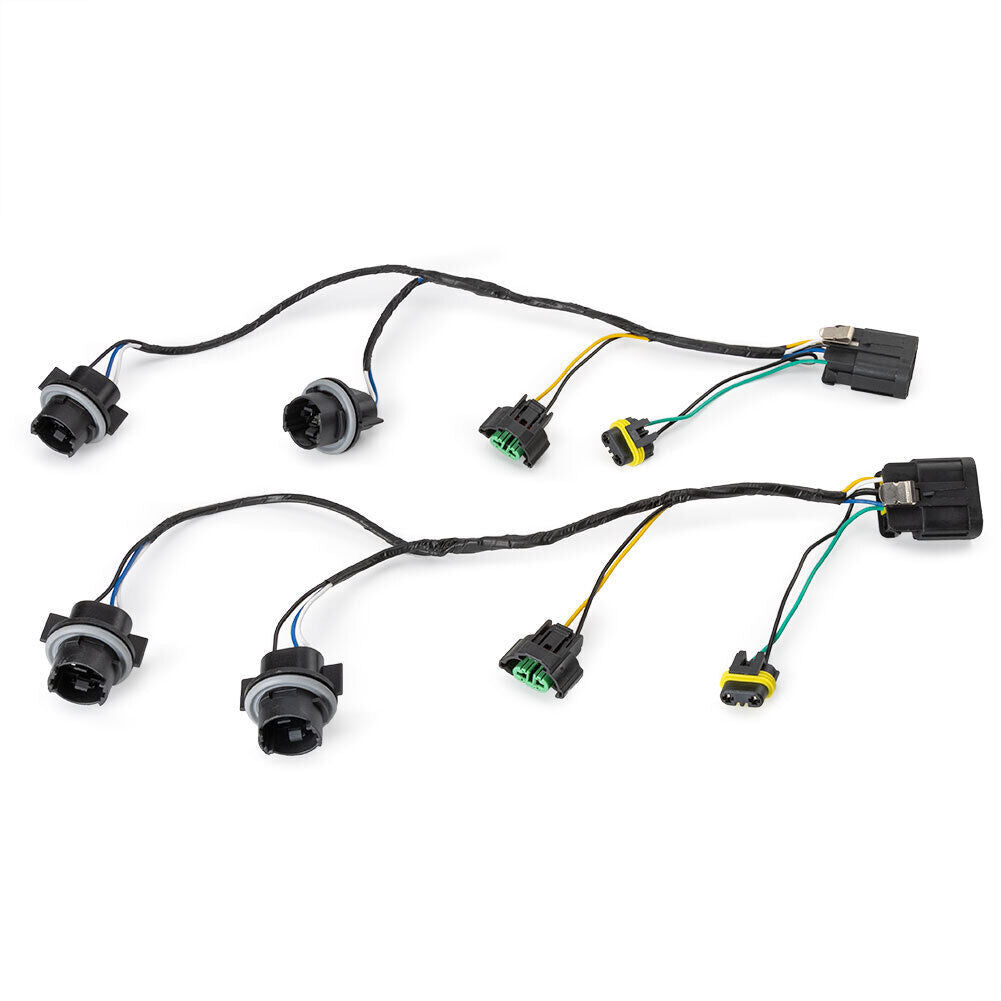2X Headlight Wiring Harness 25962806 For 2007-2013 for Chevrolet Silverado 1500 HD