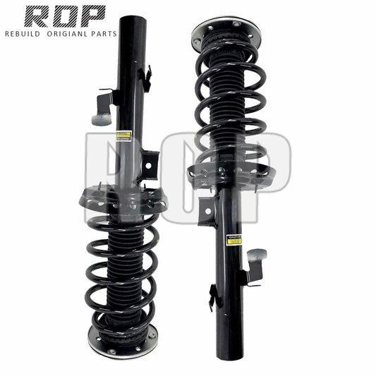 Pair Front Shock Struts Assemblies for Land Rover LR2 2008-15 LR031665 LR031667