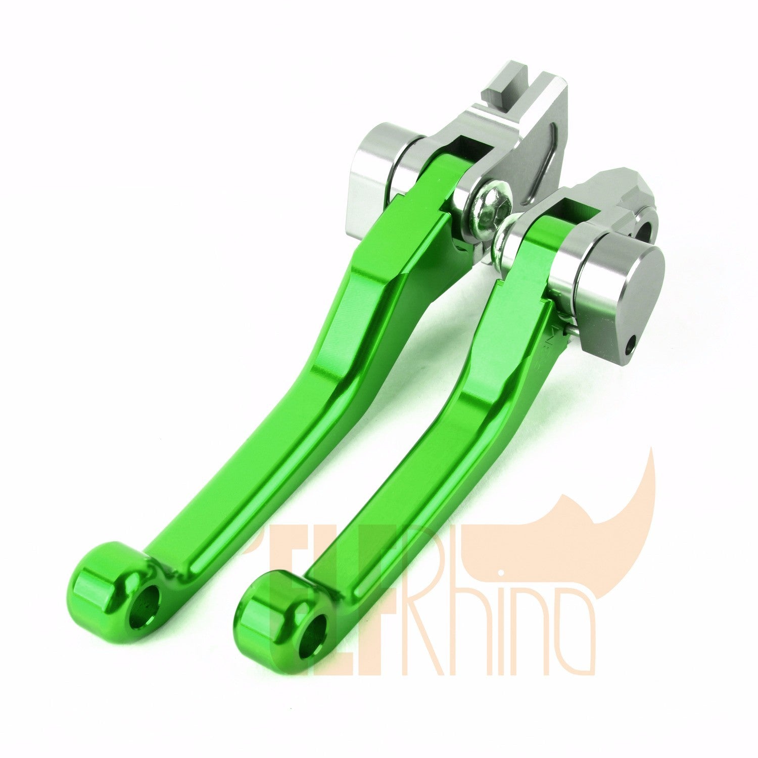 for Kawasaki KX112 2022-2023 Pivot Clutch Brake Levers CNC Pair KX 112 Green