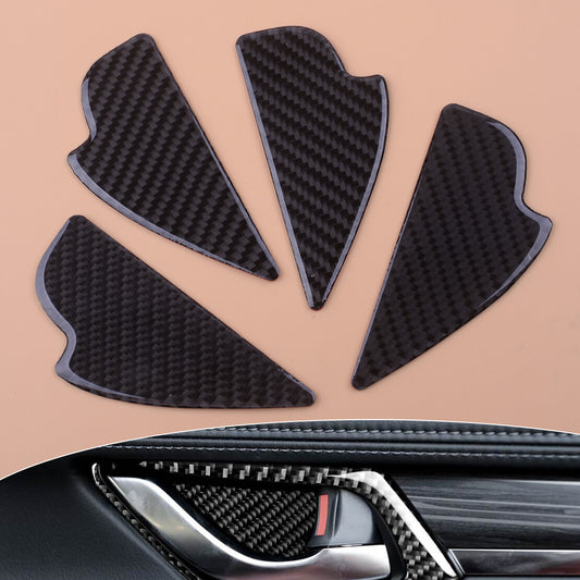 Carbon Fiber Inner Door Handle Bowl Cover Fit for Mazda 3 6 CX-3 CX-5 CX-8 CX-9