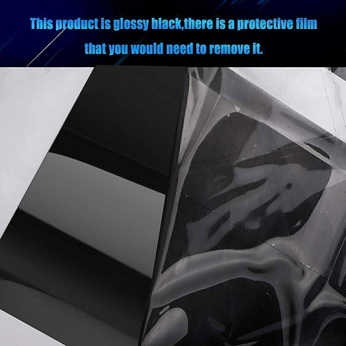 For 2011-17 for BMW 5 Series 528i 535i 550i Piano Black Pillar Post Door Window Trim