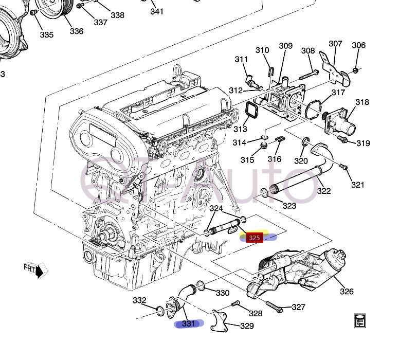 55353330  55353327 oil cooler coolant hoses are suitable for 2009 - 2011 for Chevrolet 1.6 Aveo Aveo 5