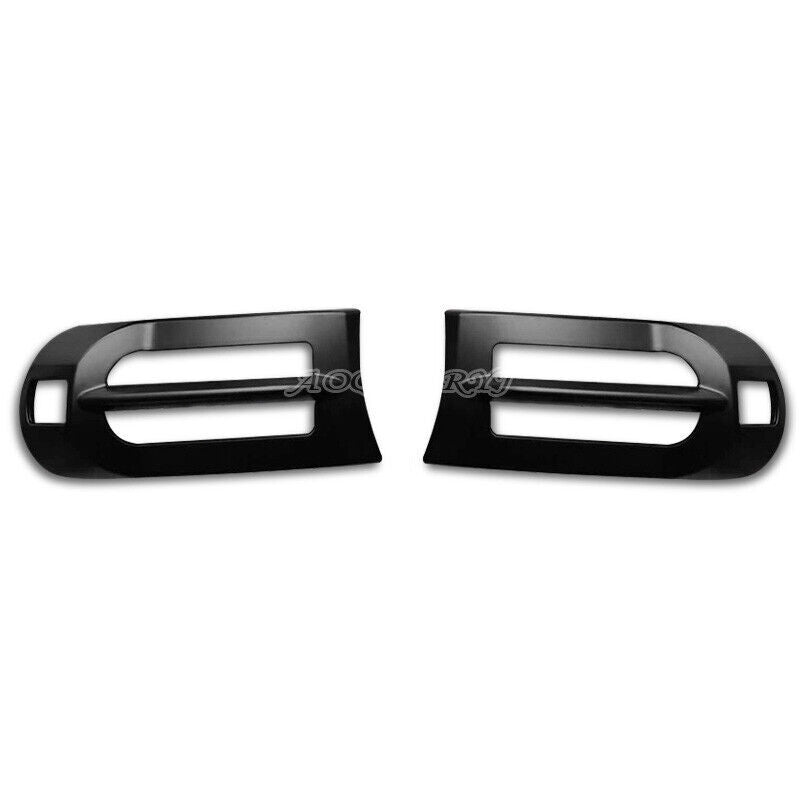 for Toyota FJ Cruiser 07-2021 Matte Black Front Fog Light Bumper Lamp Cover Trim
