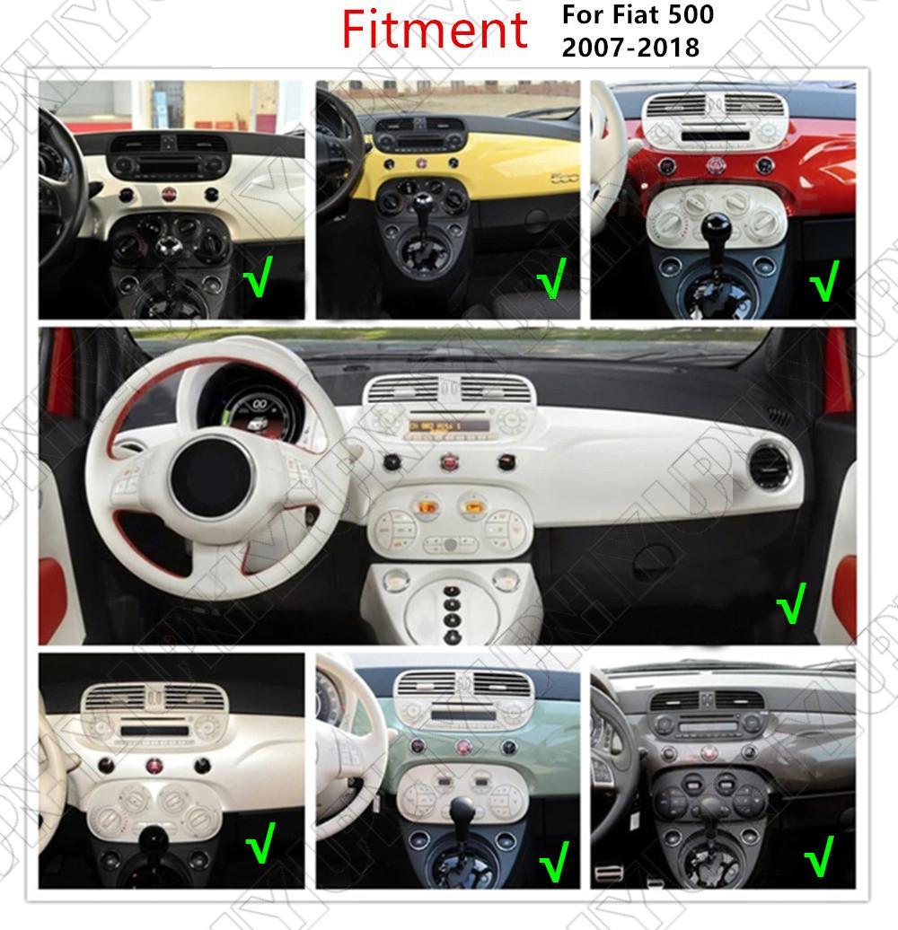6.86 For 2007-18 for Fiat 500 Carplay 2+32GB Stereo Radio GPS Nav Wifi FM BT Player