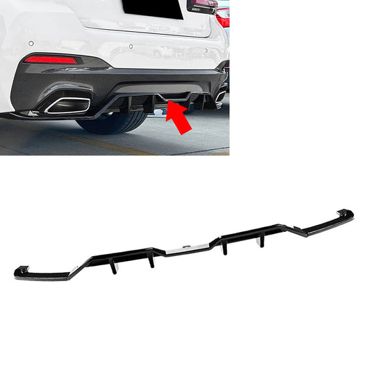 Rear Bumper Splitter Spoiler Lip for BMW 5 Series G30 LCI M Sport 2021-2023 2021