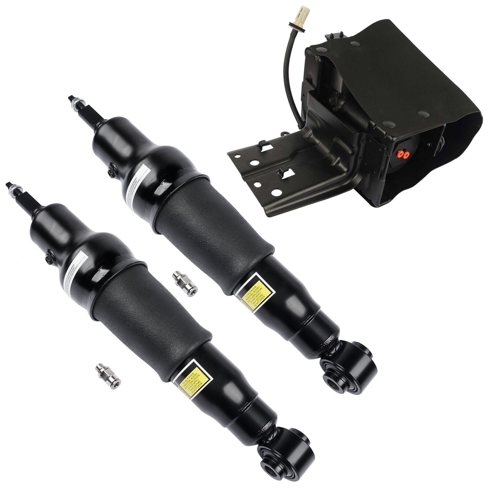 1Pair Rear Shock Struts + Compressor for Infiniti QX56 2011-2013 QX80 2014-2020
