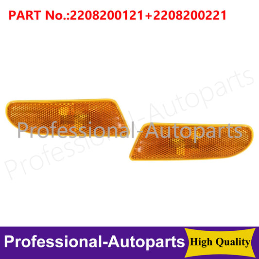 Front LeftRight Side Bumper Marker Light For 2000-2006 for Mercedes Benz S500