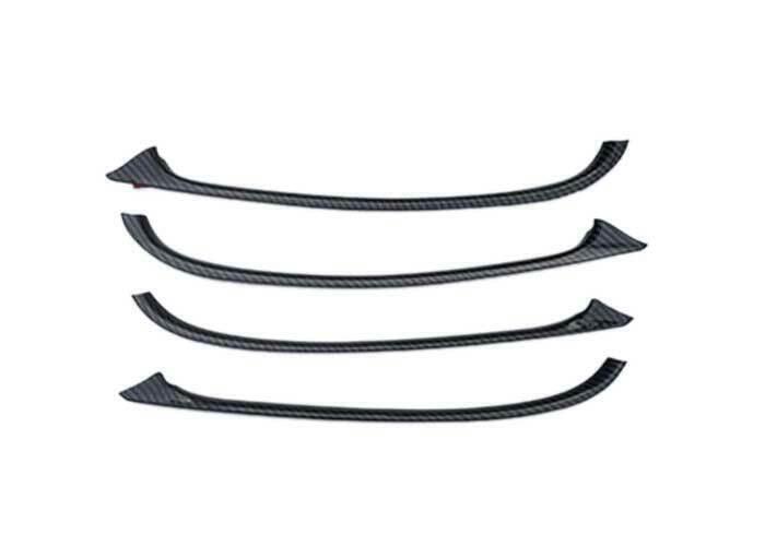 for Chevrolet Malibu 2016-2021 Carbon Fiber Side Door Scuff Plate Interior Cover