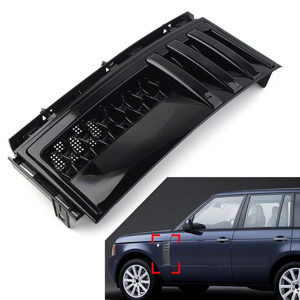Car Side Fender Vent Grille Left Fit for Land Rover for Range Rover L322 2002-2012 Black