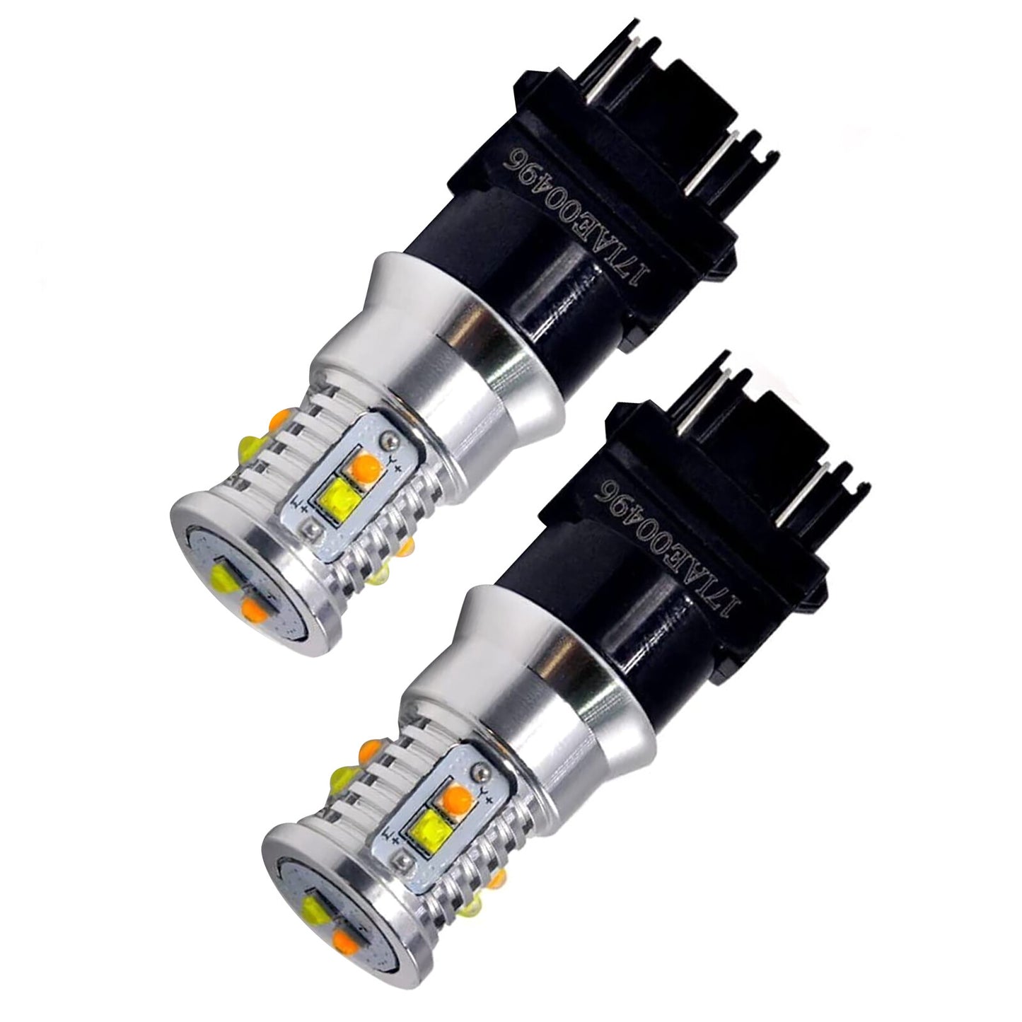 1 Pair LED Turn Signal Lights Switchback 3157 for Chevy Silverado 1500 99-13