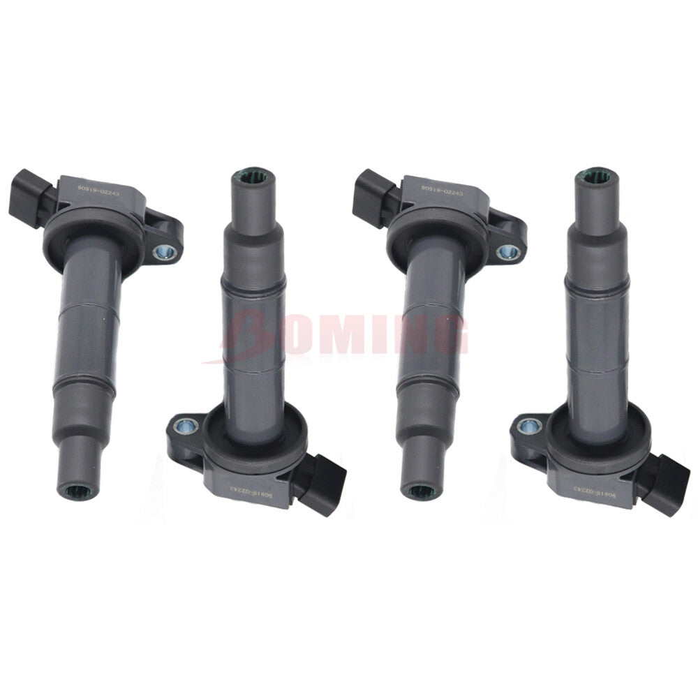 Pack 4pcs Ignition Coils for Toyota for Camry for Lexus for Scion Rav4 Highlander 9091902243