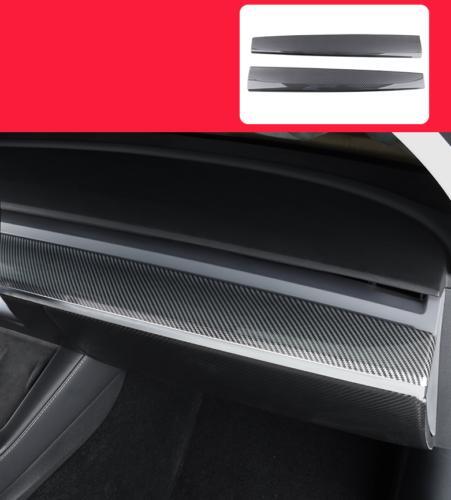Full Protective Cover for 2021-2023 for Tesla Model 3/Y Gloss Carbon Fiber Interior Trim Kit