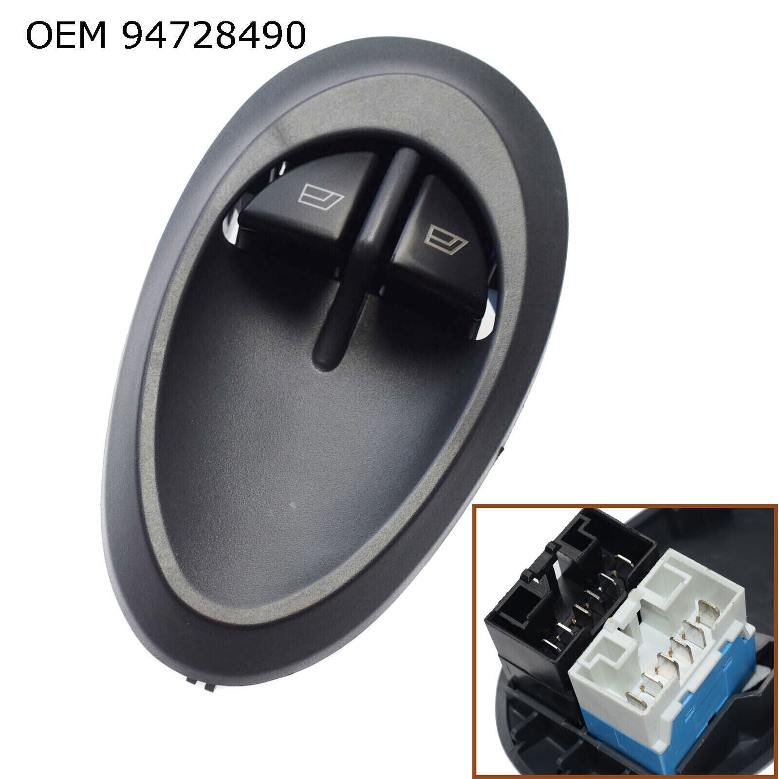 for IVECO DAILY 99-06 Front Left Window Regulator Winder Double Switch 93952636