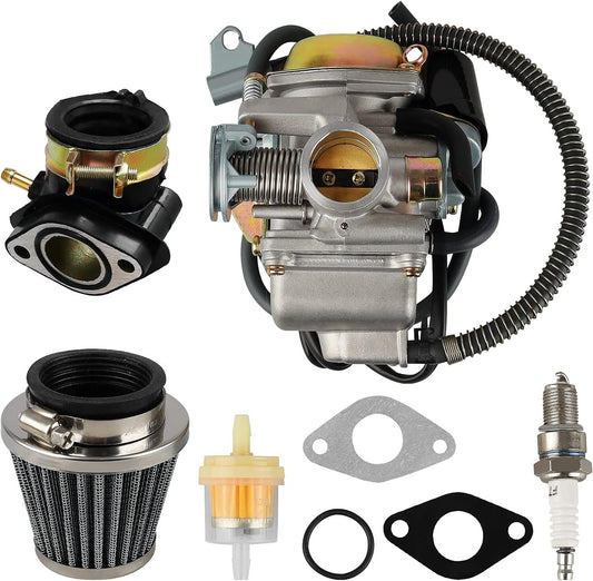 150cc Carburetor for GY6 4 Stroke Engines 125cc 150cc 152QMJ 157QMI PD24J 24mm