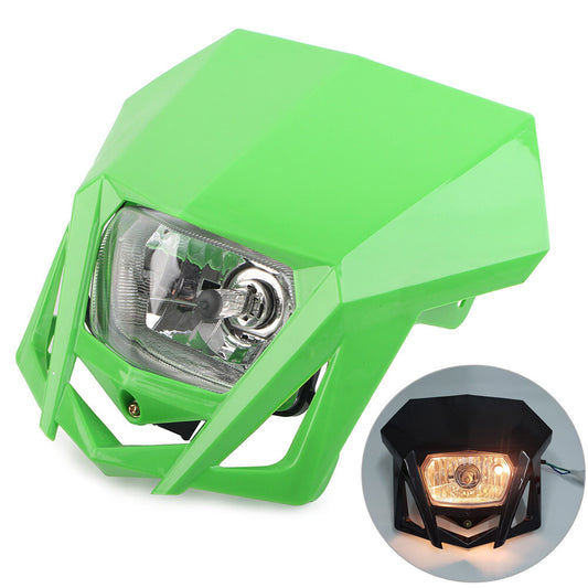 12V Headlight Fairing for Kawasaki KLX XR CRF DRZ RMZ for Yamaha Dirt Bikes Green