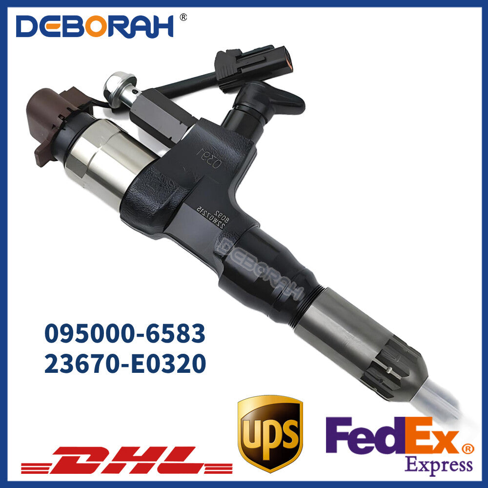 Diesel Common Rail Fuel Injector 095000-6583 23670-E0320 for HINO J08E 330PS