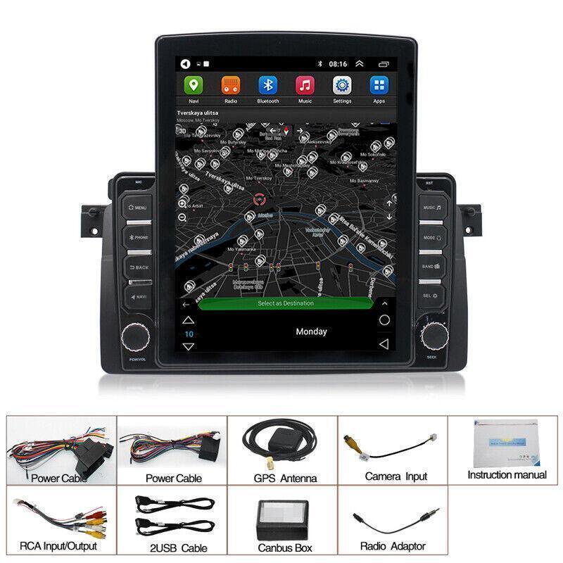 9.7 Android 10.1 Car Stereo Radio Player GPS Navi for BMW E46 3 Series 1999-05