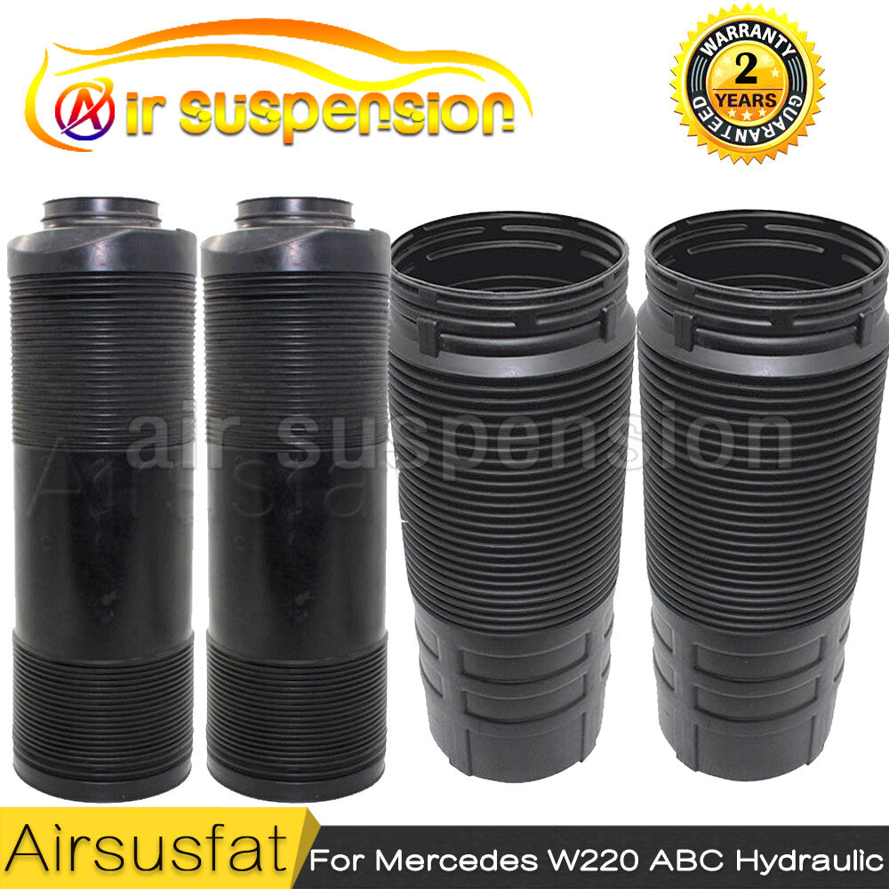 4pcs Front Rear Dust Cover Boot ABC Hydraulic Shocks for Mercedes W220W215 UK