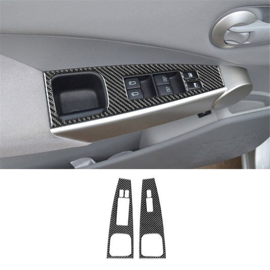 2Pcs Rear Window Switch Button Trim Cover for Nissan Quest 2004-2006 Type B