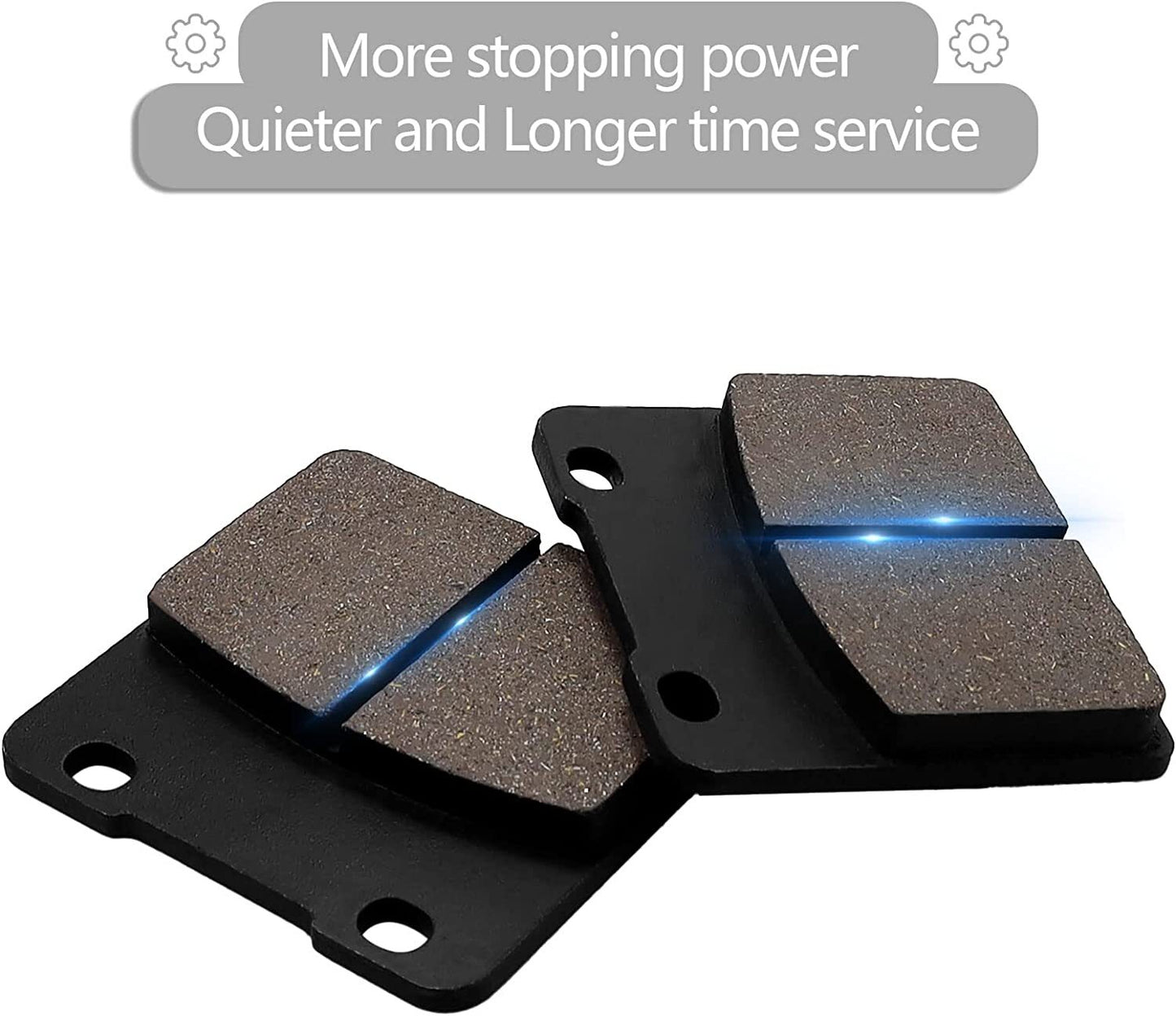 Brake Pads for Suzuki VS1400 VS1400GLP Intruder 1987-2004 Front Rear Pads