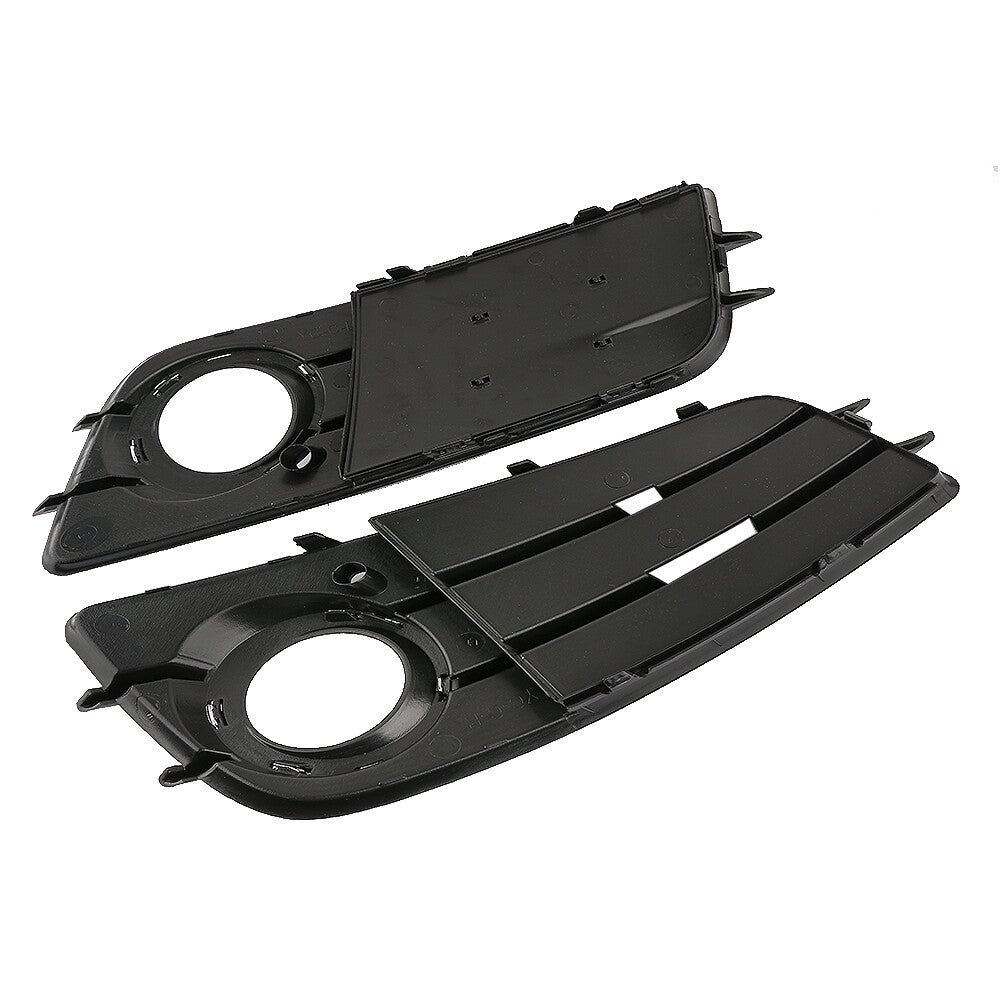Fog light caps for the lower front grille of the left and right front bumpers of the 2008-12 for Audi A4 B8.