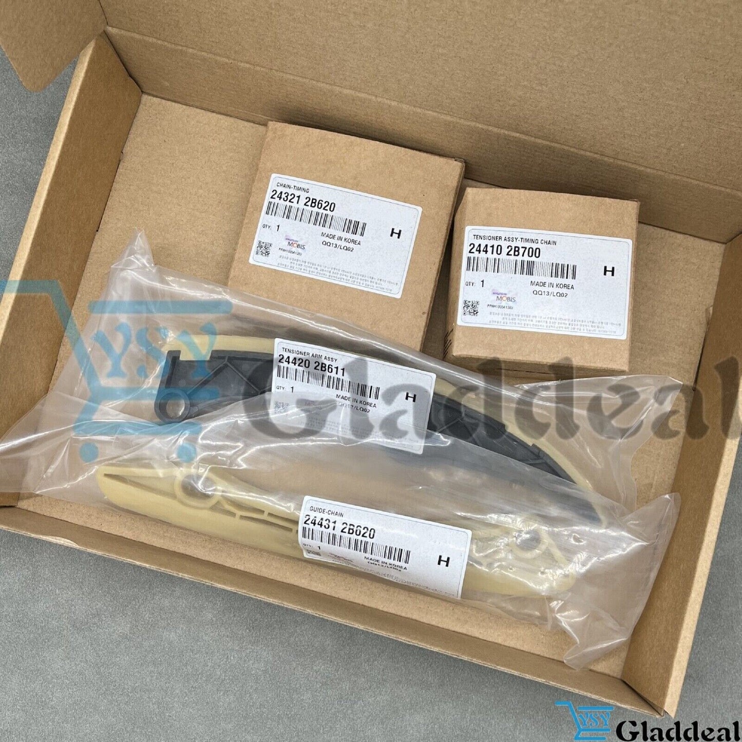 OE engine timing chain kit for Soul Rio Forte Accent for Veloster for Elantra 1.6L