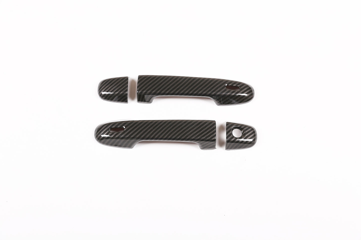 ABS carbon fiber front and rear badge decorative rings for Subaru Forester 2013 - 2018